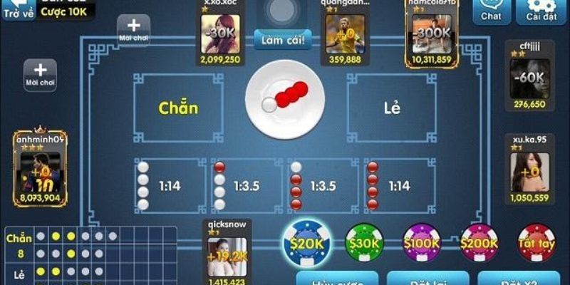 Quy định về số người chơi tối đa trong 1 bàn